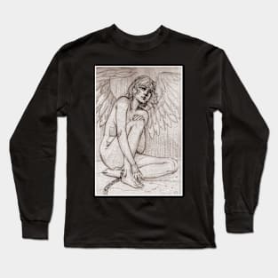 In a Darkened Room (Brown) Long Sleeve T-Shirt